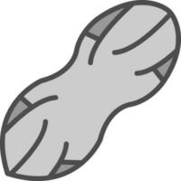 Peanut Vector Icon Design