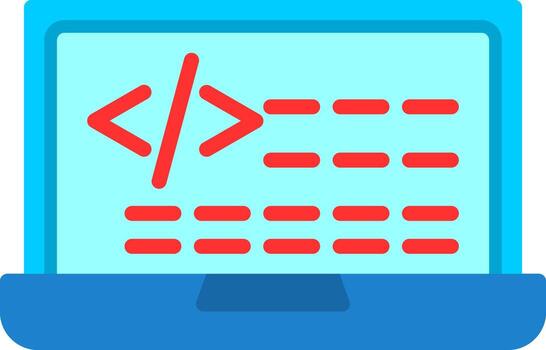 Coding Vector Icon Design