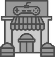 diseño de icono de vector de tienda de juegos