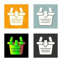 Add To Basket Vector Icon