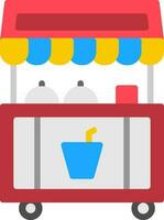 Food stand Vector Icon Design