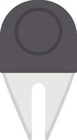 Divot Vector Icon Design