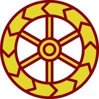 Wheels Vector Icon Design