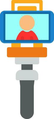 Selfie Vector Icon Design