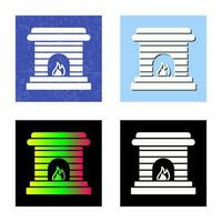 Fireplace Vector Icon