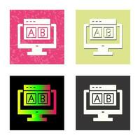 AB Testing Vector Icon