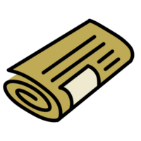 Newspaper Icon. concept illustration for design. png