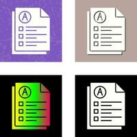 Exam Vector Icon