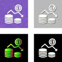 Money Loss Vector Icon