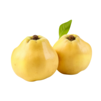 Fresh quince fruit isolated on transparent background png