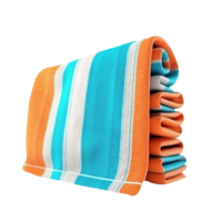 Beach towel isolated on transparent background png