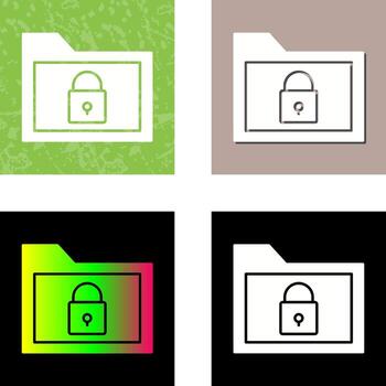 icono de vector de carpeta