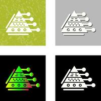 Pyramid Graph Vector Icon