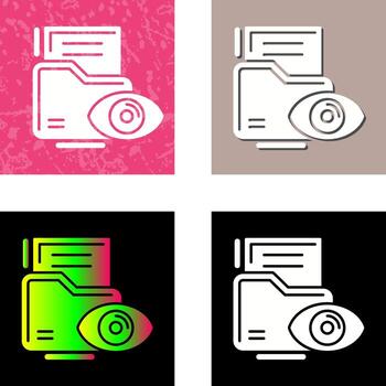 icono de vector de visualización de datos
