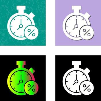 icono de vector de temporizador