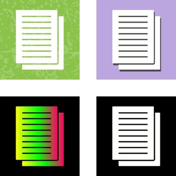 icono de vector de documento