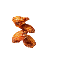 sabroso frito pollo aislado en transparente antecedentes png