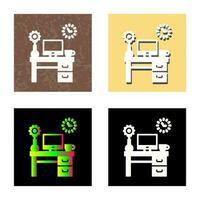 Work Table Vector Icon
