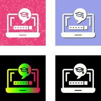 Digital Learning Vector Icon