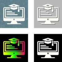 Online Learning Vector Icon