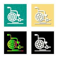 Wheel Chair Vector Icon