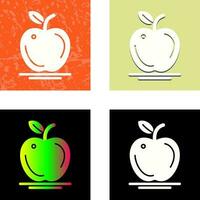 icono de vector de manzana