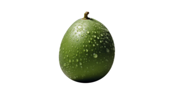 Fresh feijoa fruit isolated on transparent background png