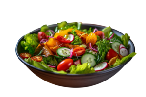 savoureux légume salade sur transparent Contexte png
