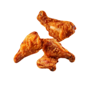 sabroso frito pollo aislado en transparente antecedentes png