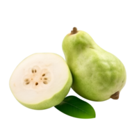 färsk guava frukt med skiva isolerat på transparent bakgrund png