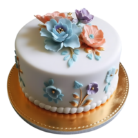 hermosa fondant pastel aislado en transparente antecedentes png