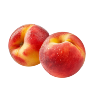 Fresco nectarina Fruta par aislado en transparente antecedentes png