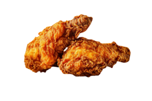 Tasty southern fried chicken isolated on transparent background png