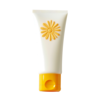 crème solaire ou écran solaire crème tube isolé sur transparent Contexte png