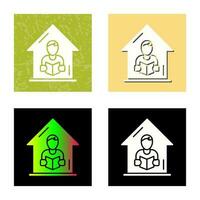 Home Learning Vector Icon