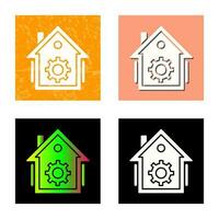 icono de vector de automatización del hogar