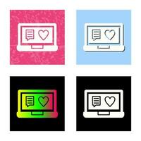 Chat and Laptop Vector Icon