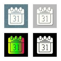 Calendar Vector Icon