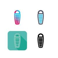 Sleeping Bag Vector Icon