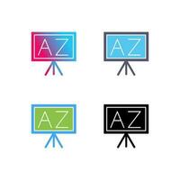 From A To Z Vector Icon