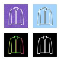 icono de vector de chaqueta