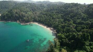 4K Aerial Drone Footage Banana Beach, Thalang, Phuket, Thailand video