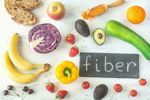 Foods rich in fiber photo