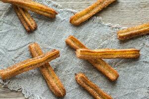 Churros - famous Spanish dessert photo