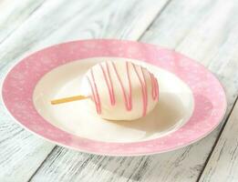 Cake in the shape of popsicles photo