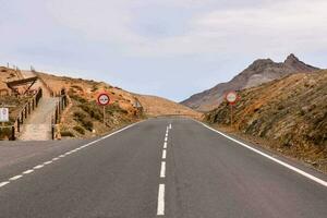 Scenic road view photo