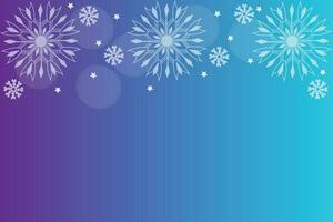 Winter Snowflake background, Christmas snowfall, backdrop winter snowflake illustration. vector