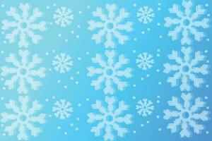 Winter Snowflake background, Christmas snowfall, backdrop winter snowflake illustration. vector