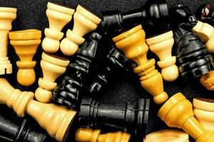 Chess game pieces photo