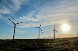 Power generator wind turbine photo